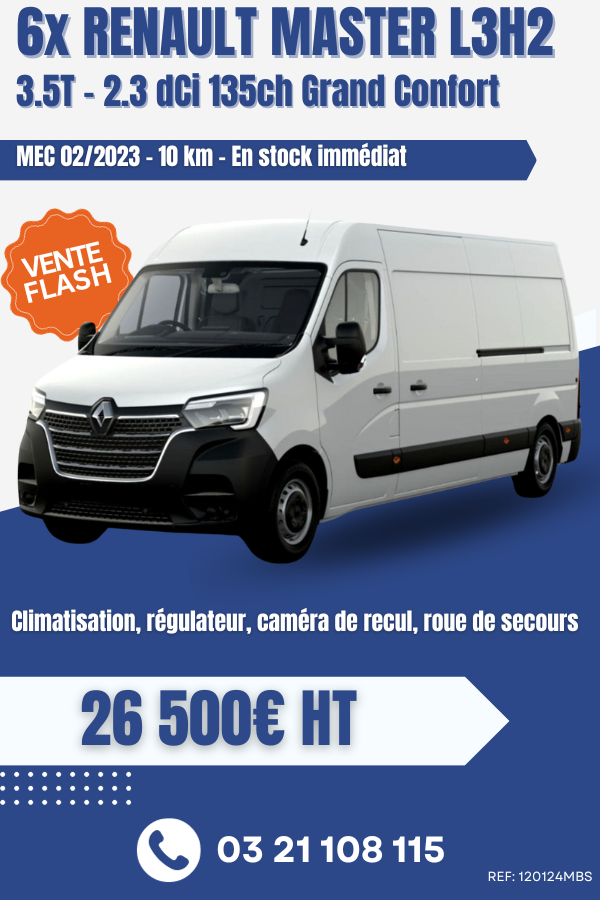 Vente Flash 6x Master L3H2