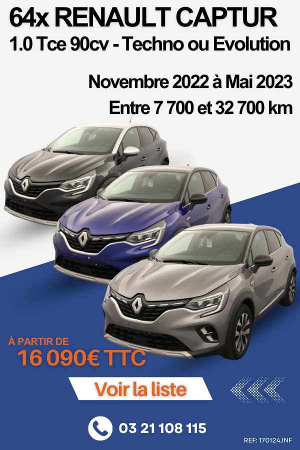 Vente Flash VO Captur