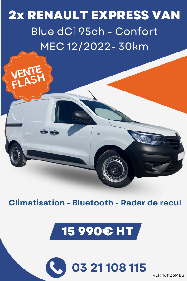 Vente Flash 2x express van